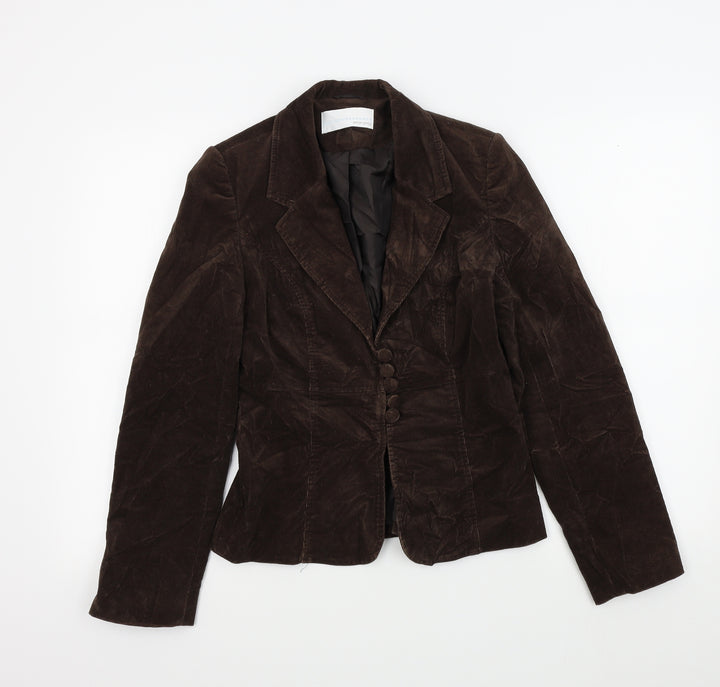 AMARANTO Womens Brown Jacket Size 10