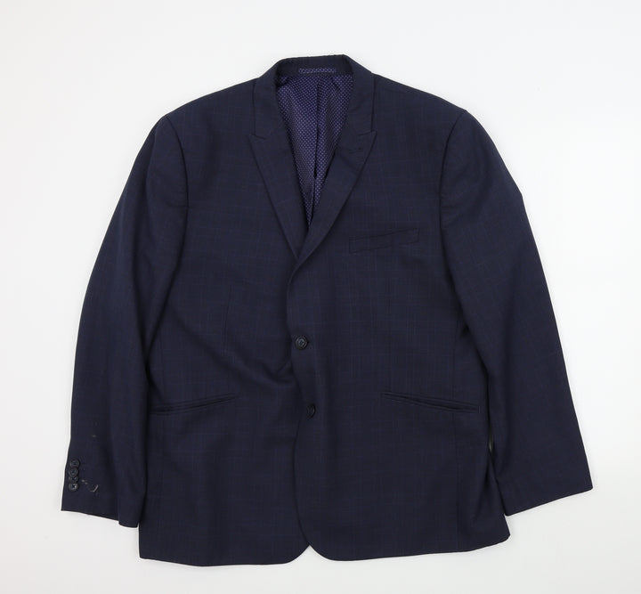 Taylor & Wright Mens Blue   Jacket Suit Jacket Size 46