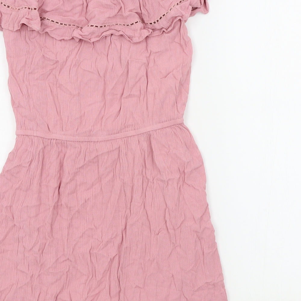 Primark Girls Orange Chevron  A-Line  Size 11-12 Years