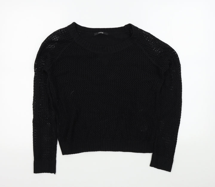 George Womens Black Pullover Jumper Size 8