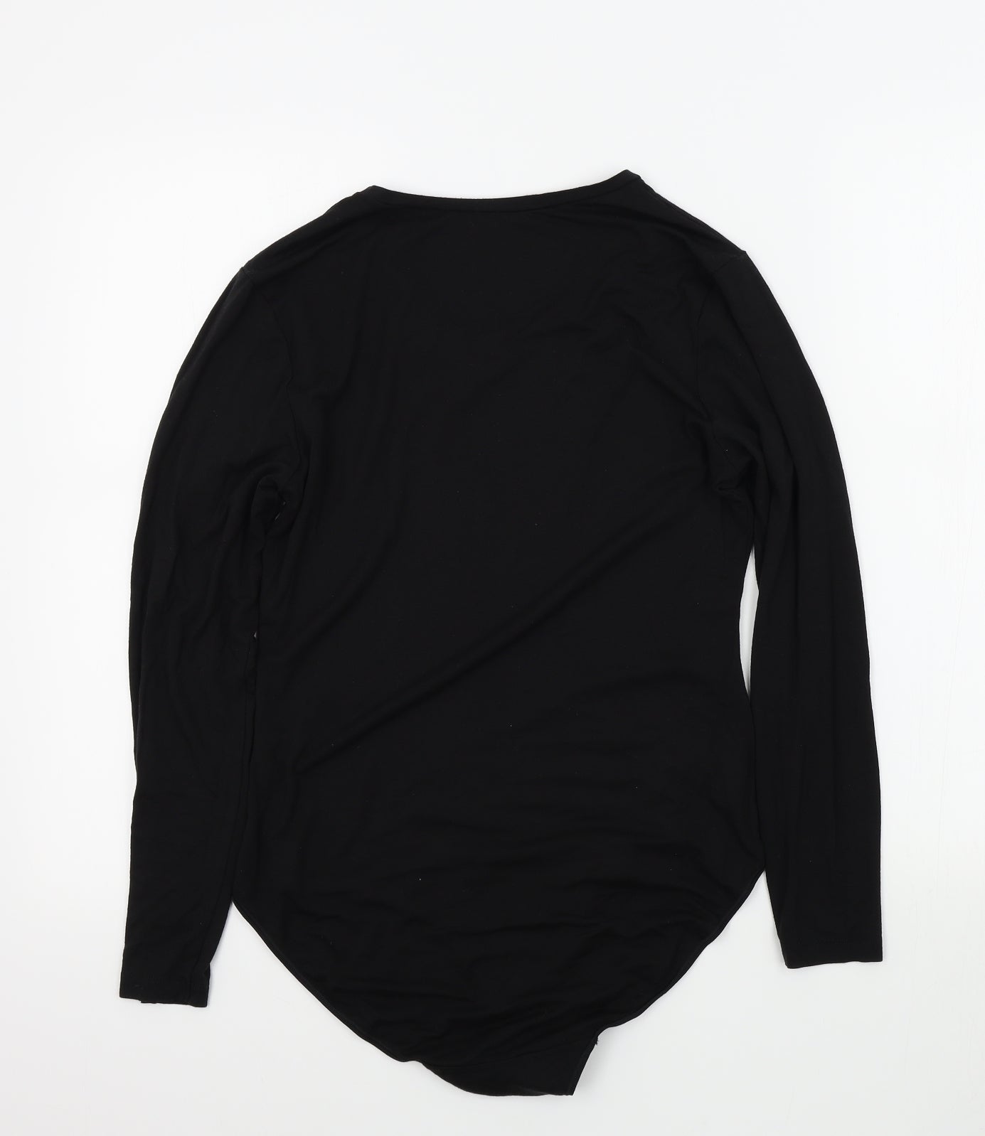 M&S Womens Black Colourblock  Bodysuit One-Piece Size 18