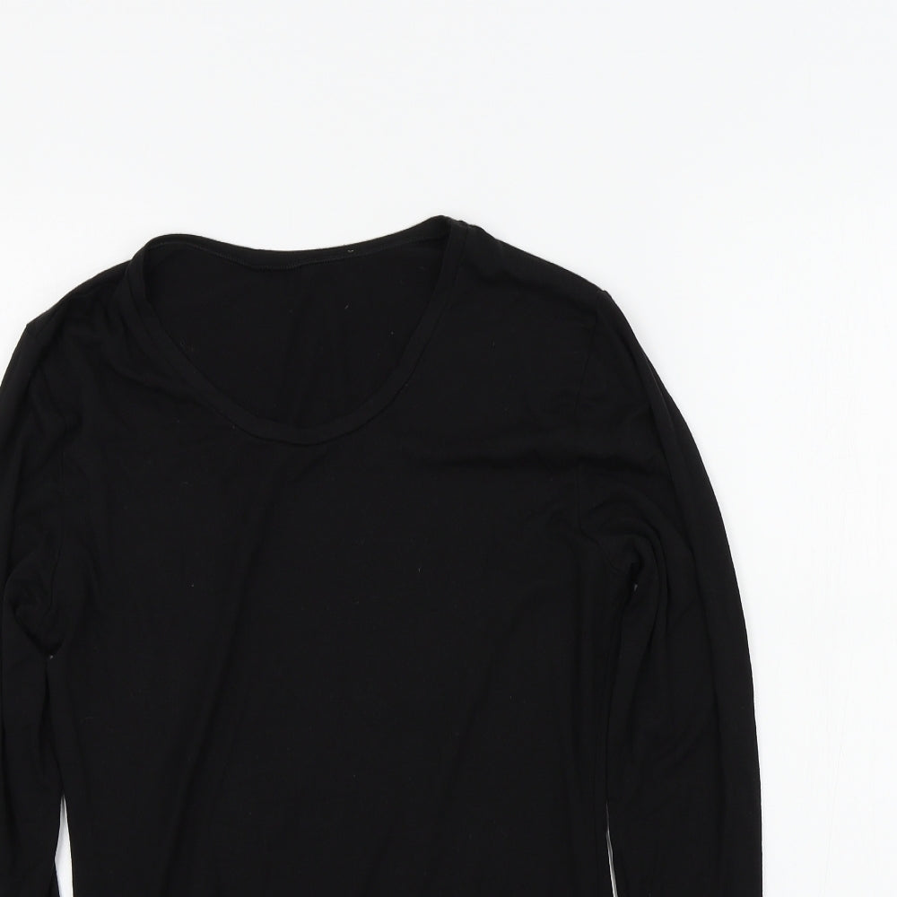 M&S Womens Black Colourblock  Bodysuit One-Piece Size 18
