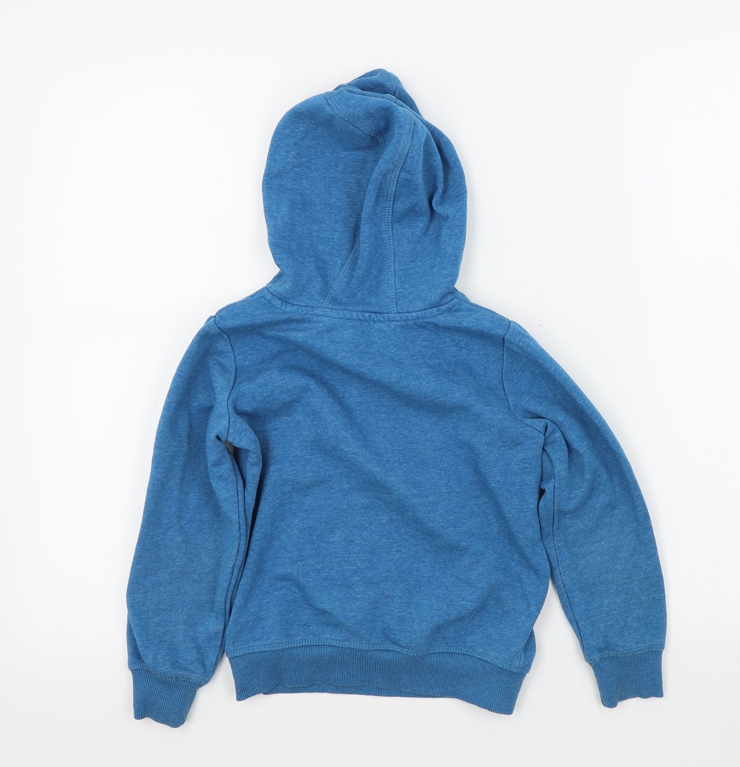 George Girls Blue Colourblock  Pullover Hoodie Size 6-7 Years