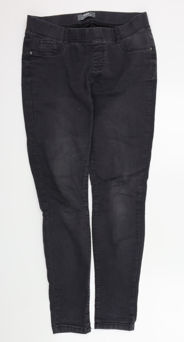 Dorothy Perkins Womens Grey Skinny Jeans Size 12 L30 in