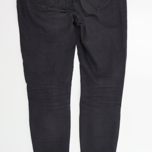 Dorothy Perkins Womens Grey   Skinny Jeans Size 12 L30 in