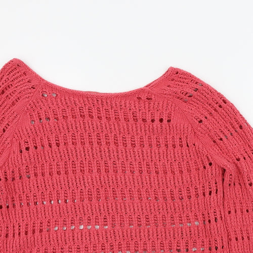 NEXT Womens Pink   Pullover Jumper Size S