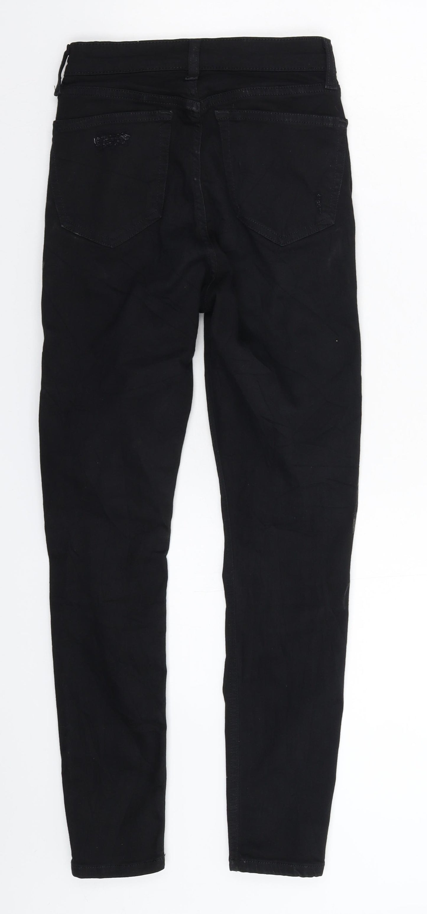 Topshop Womens Black  Denim Skinny Jeans Size 25 in L26 in
