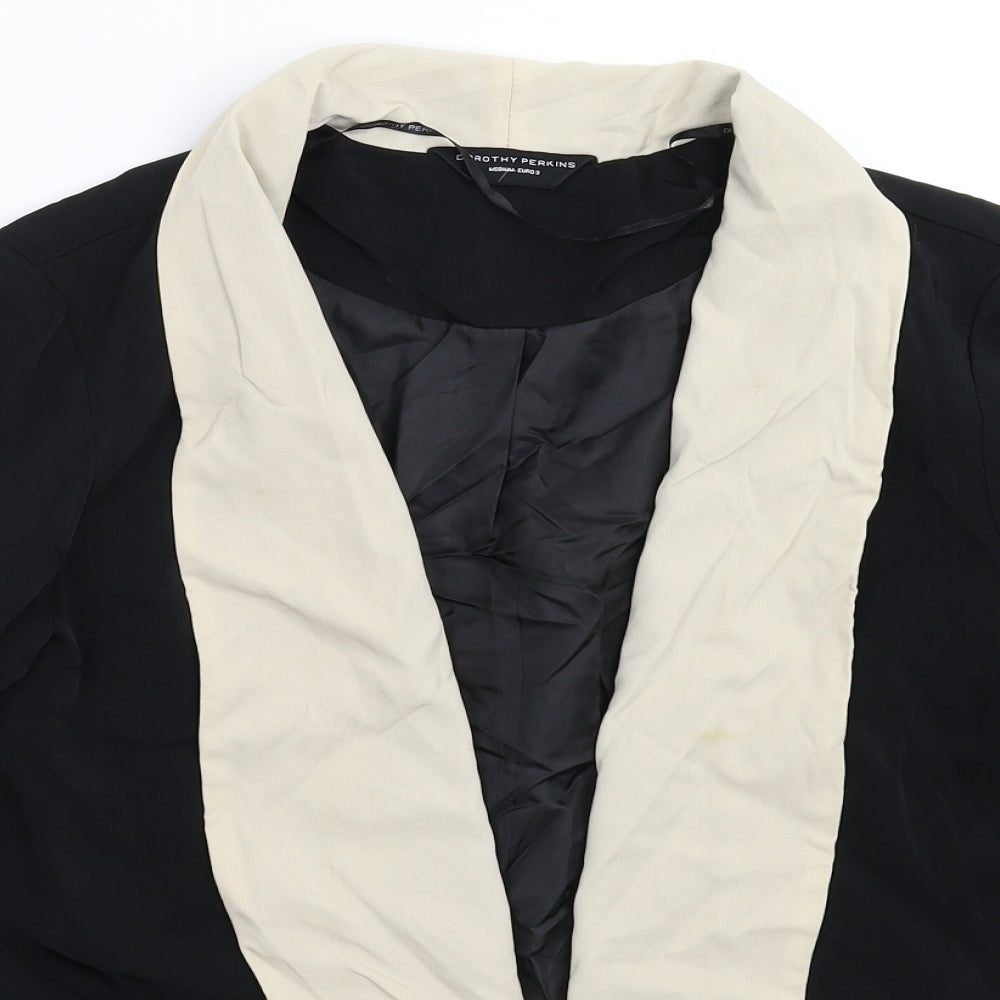 Dorothy Perkins Womens Black   Jacket Blazer Size M