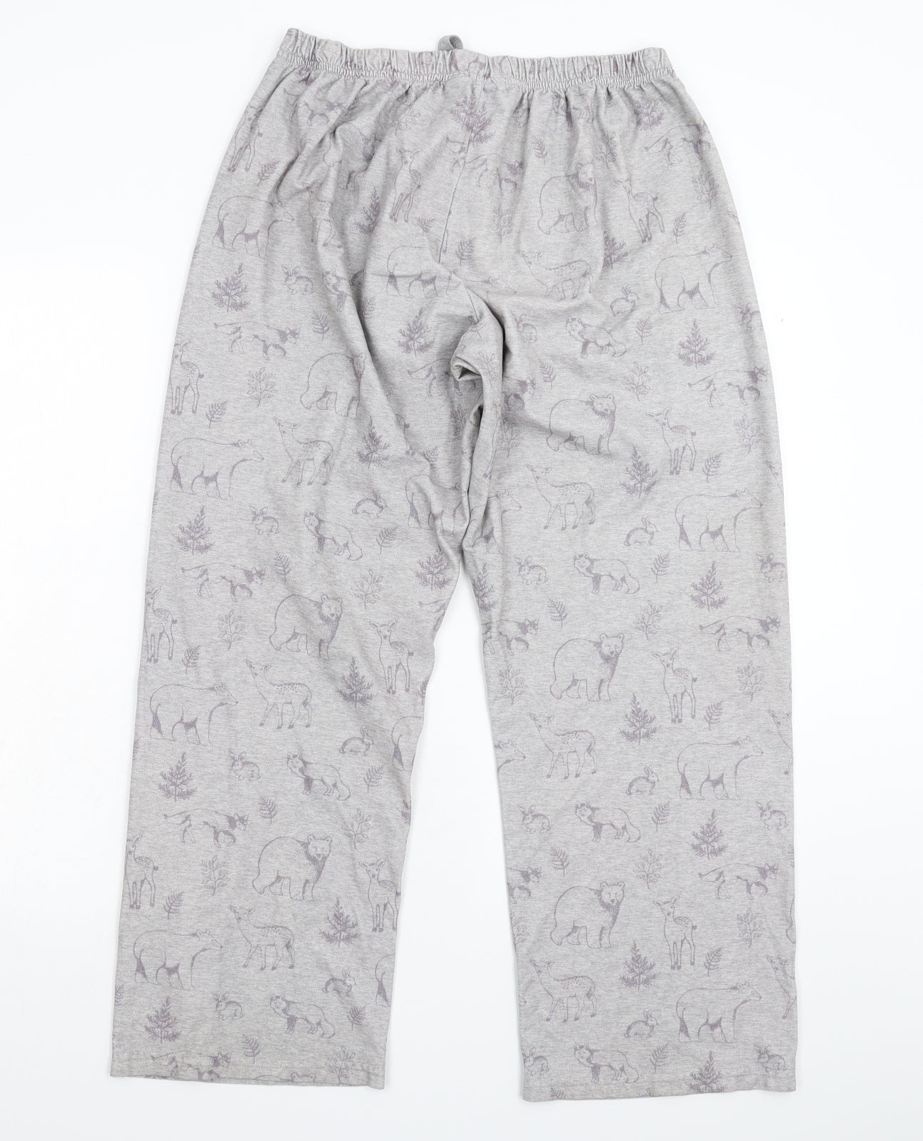Love to Lounge Womens Grey Solid  Cami Pyjama Pants Size 14
