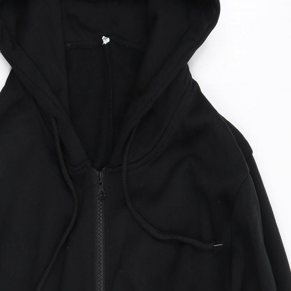 Preworn Mens Black   Full Zip Hoodie Size XL