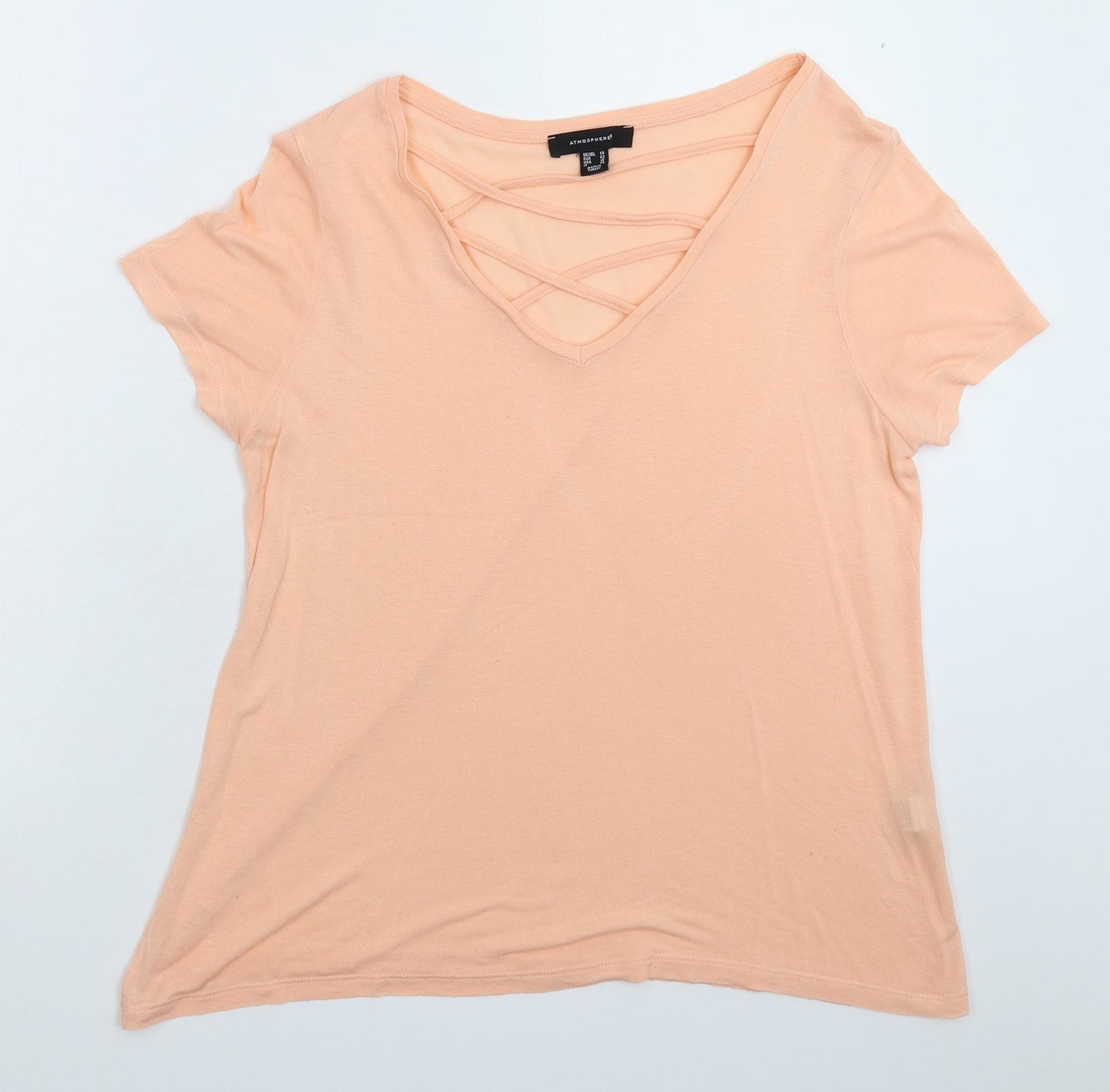 Atmosphere Womens Pink   Basic T-Shirt Size 14