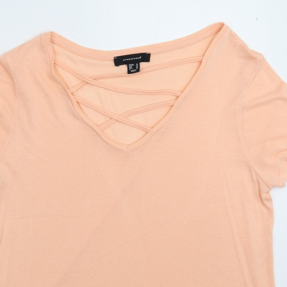 Atmosphere Womens Pink   Basic T-Shirt Size 14