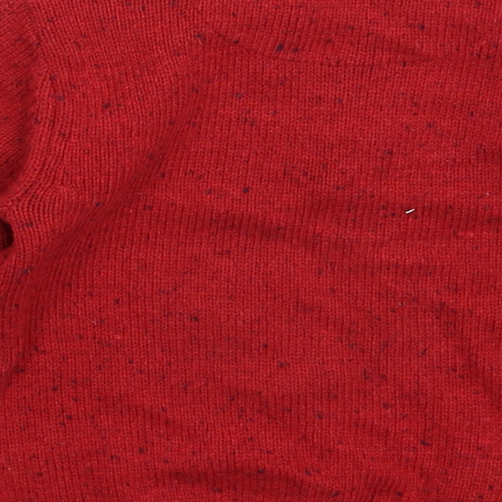 NEXT Boys Red  Knit Pullover Jumper Size 18-24 Months