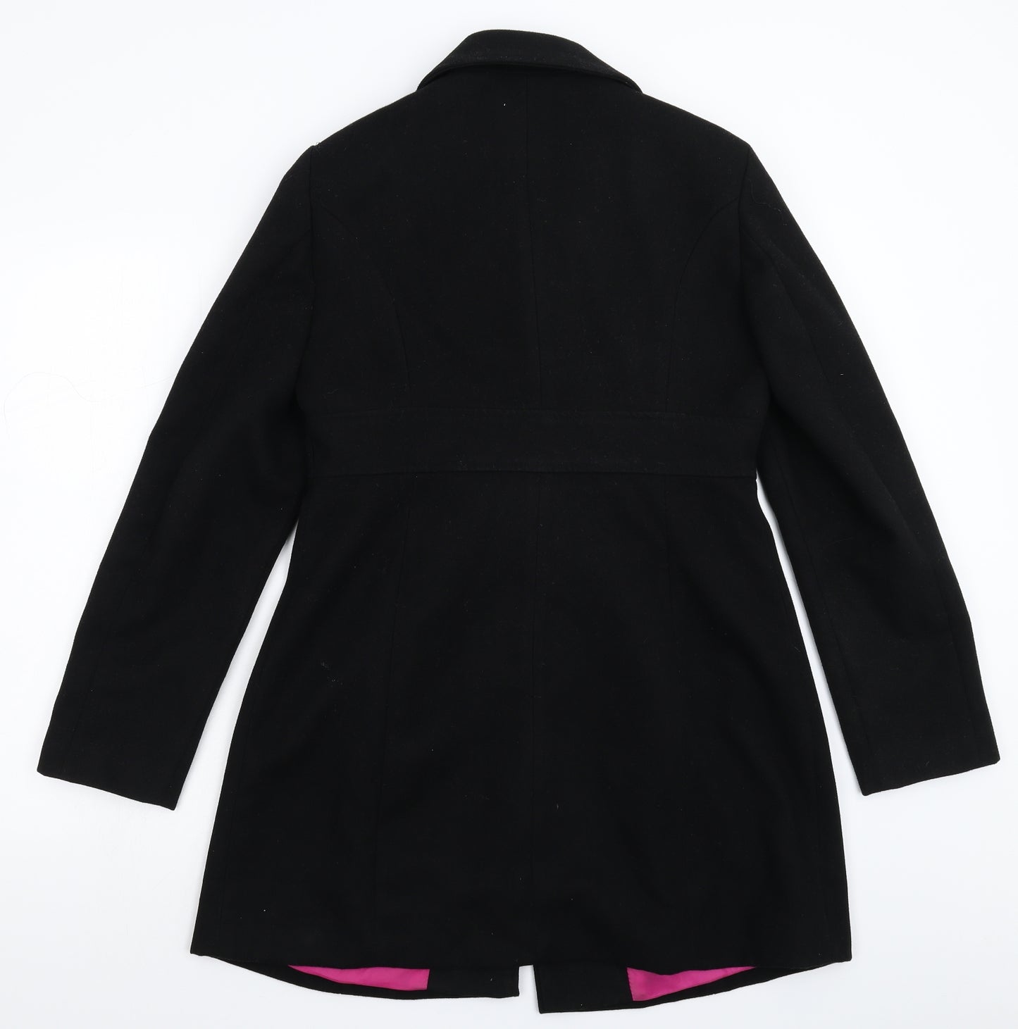 TU Womens Black   Pea Coat Coat Size 12