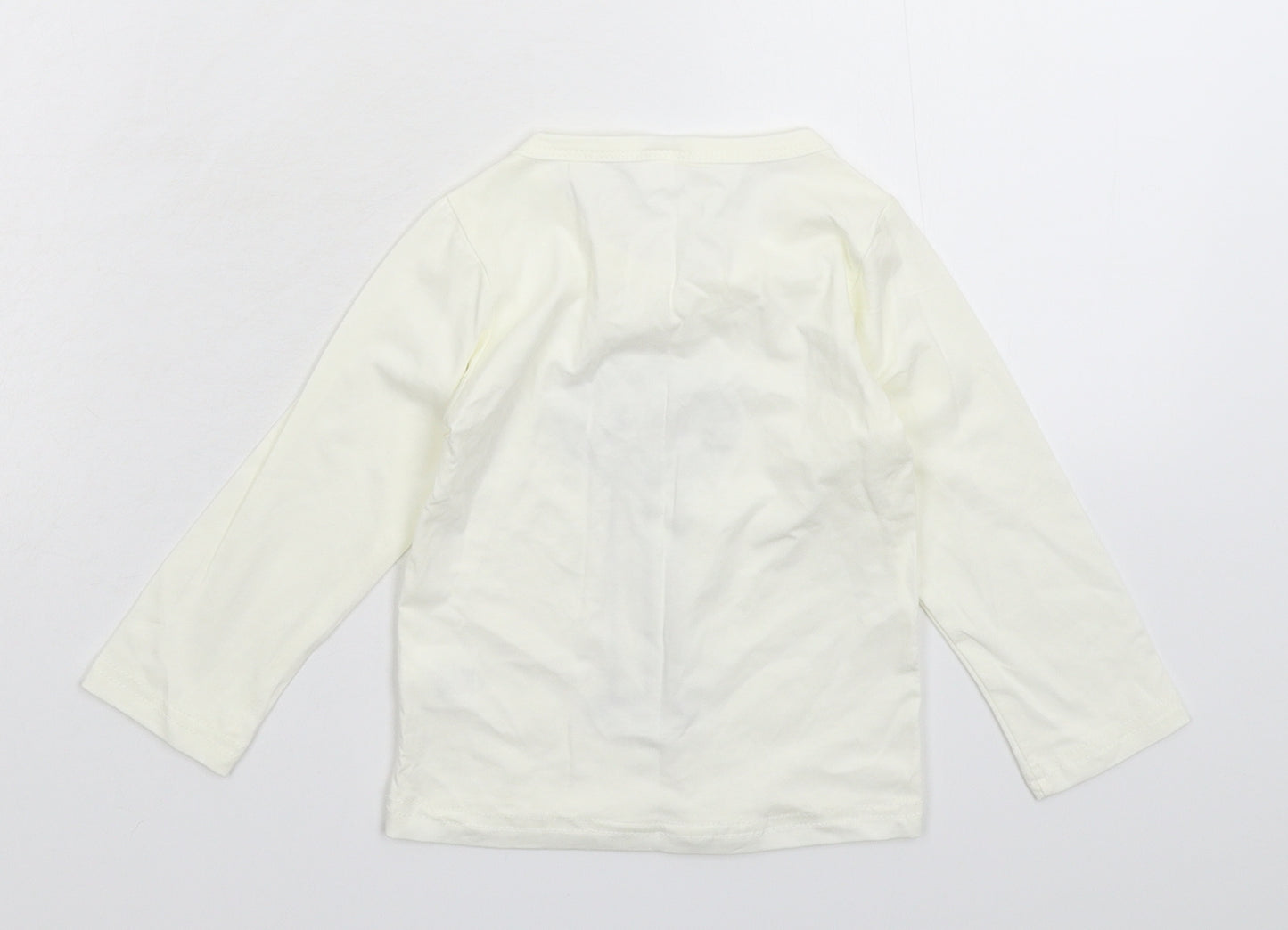 Nanyang Baby White   Basic T-Shirt Size 9-12 Months