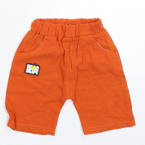 Preworn Baby Brown   Cropped Trousers Size 9-12 Months
