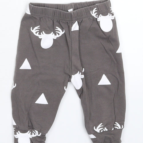 Preworn Baby Grey   Jogger Trousers Size 9-12 Months