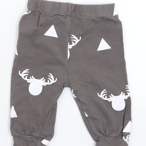 Preworn Baby Grey   Jogger Trousers Size 9-12 Months