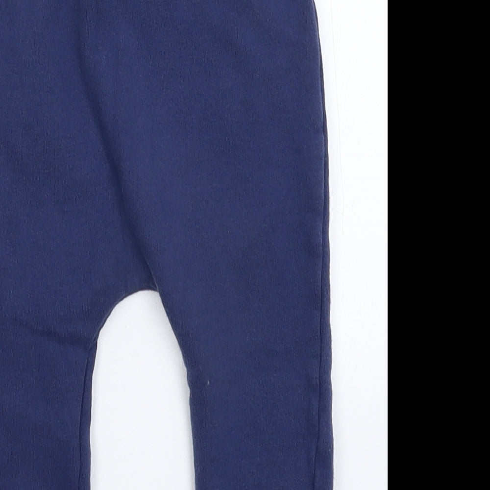 Fred & Flo Baby Blue   Jogger Trousers Size 9-12 Months