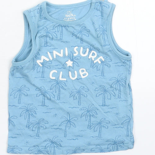 F&F Baby Blue   Basic Tank Size 12-18 Months