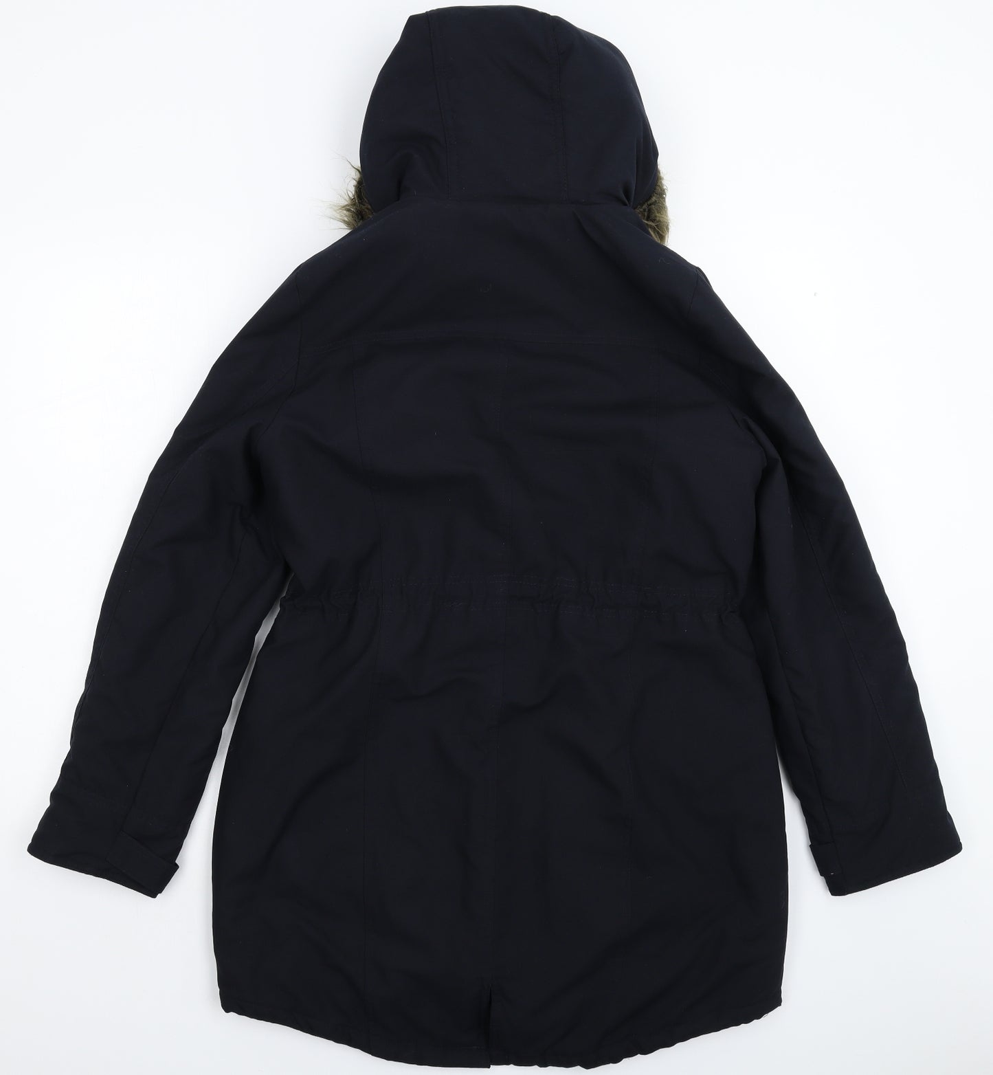 Dorothy Perkins Womens Blue   Parka Coat Size 10