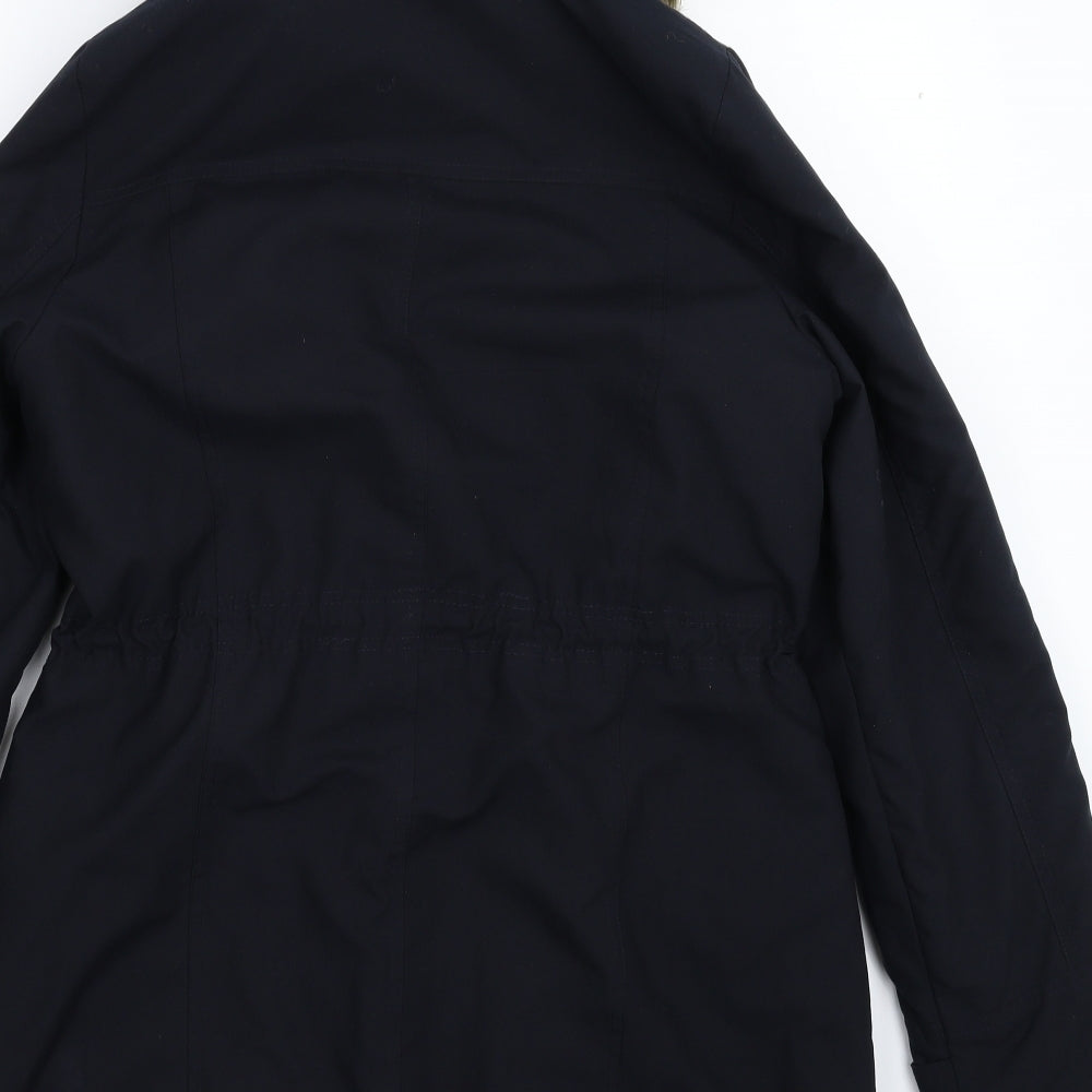 Dorothy Perkins Womens Blue   Parka Coat Size 10