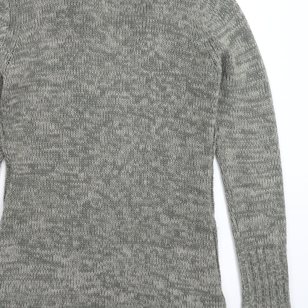 TG Womens Grey  Knit Cardigan Jumper Size 10