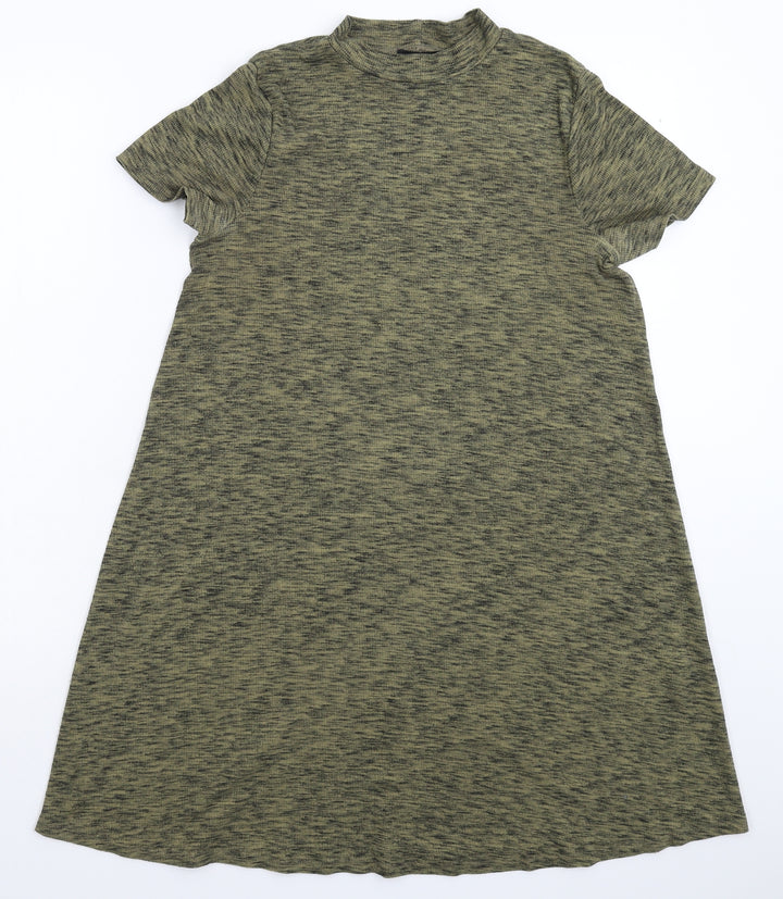 New Look Womens Green T-Shirt Dress Size 10