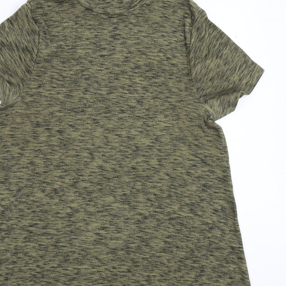 New Look Womens Green   T-Shirt Dress  Size 10