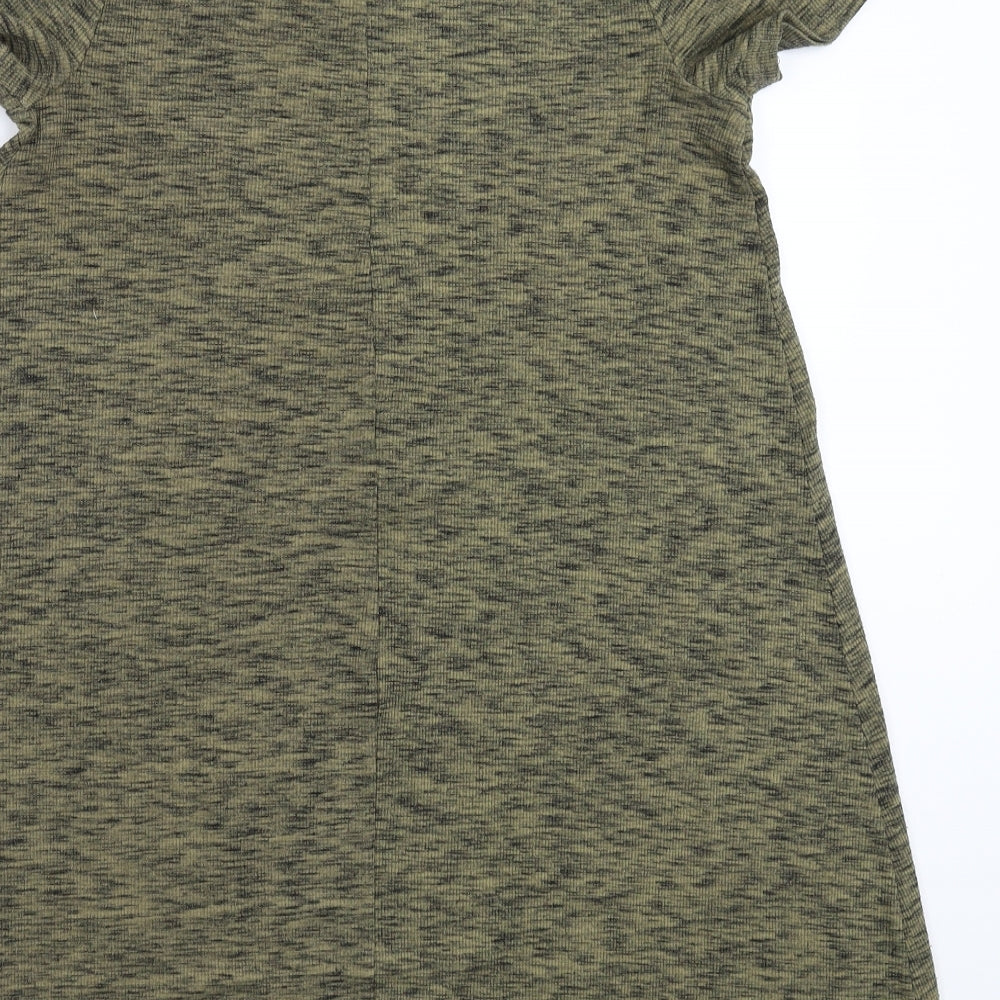 New Look Womens Green   T-Shirt Dress  Size 10