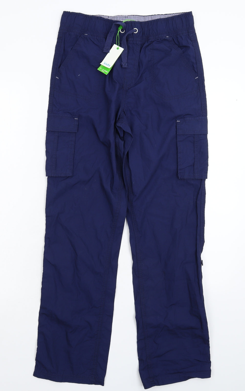 M&Co Boys Blue   Cargo Trousers Size 12-13 Years