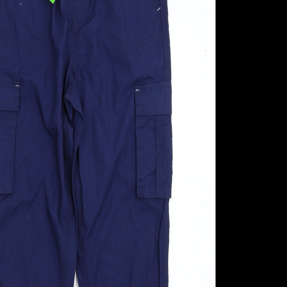 M&Co Boys Blue   Cargo Trousers Size 12-13 Years