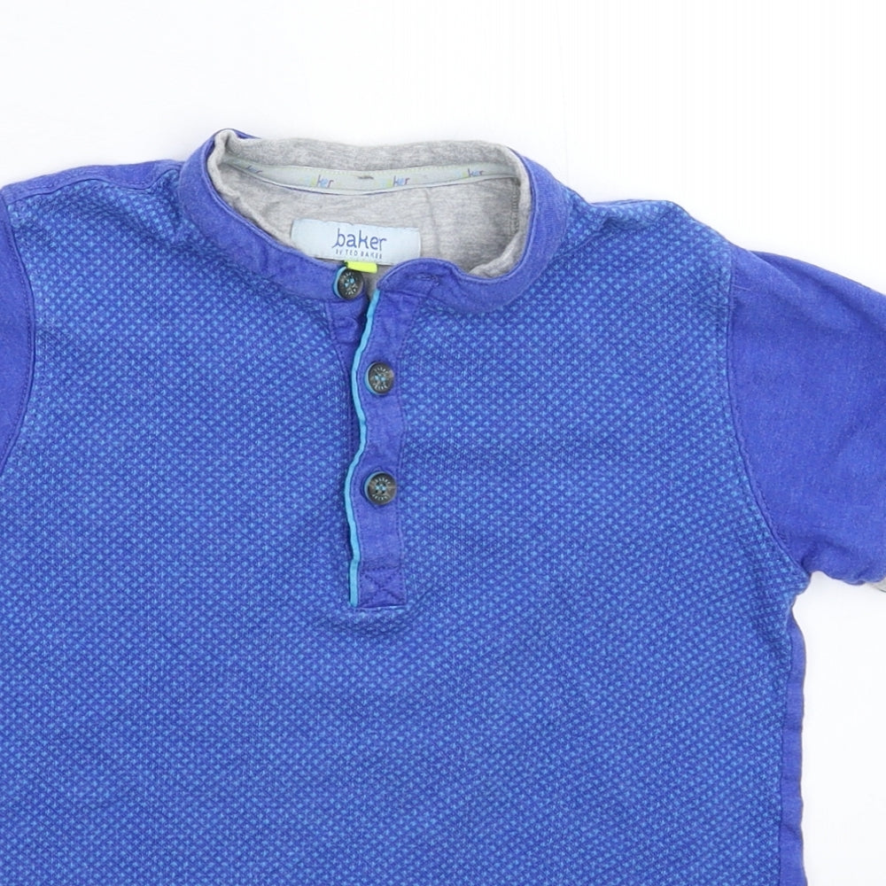 Ted Baker Boys Blue   Basic T-Shirt Size 6-7 Years