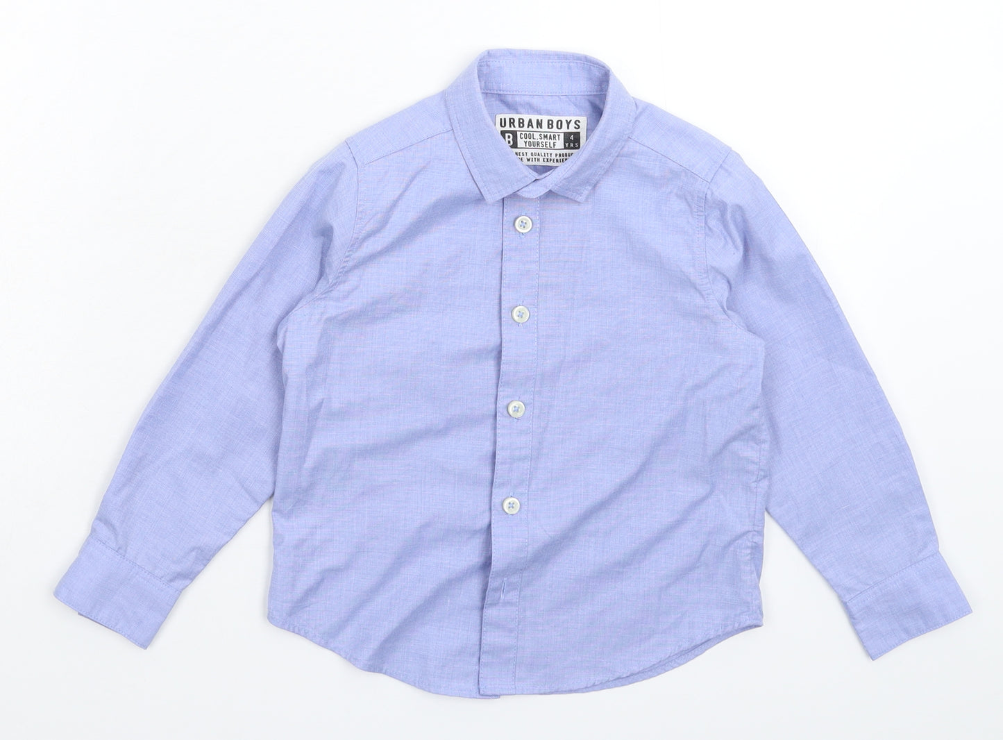 Urban Boys Boys Blue   Basic Button-Up Size 4 Years
