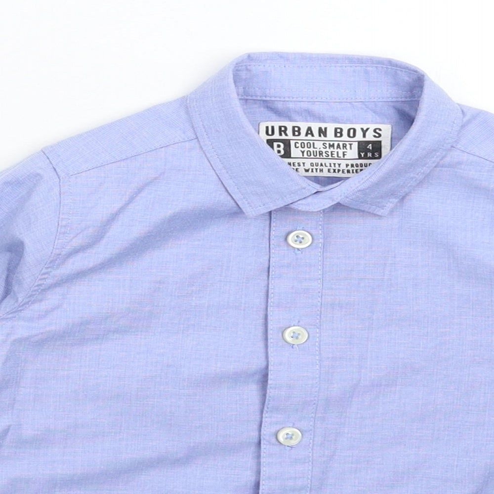 Urban Boys Boys Blue   Basic Button-Up Size 4 Years