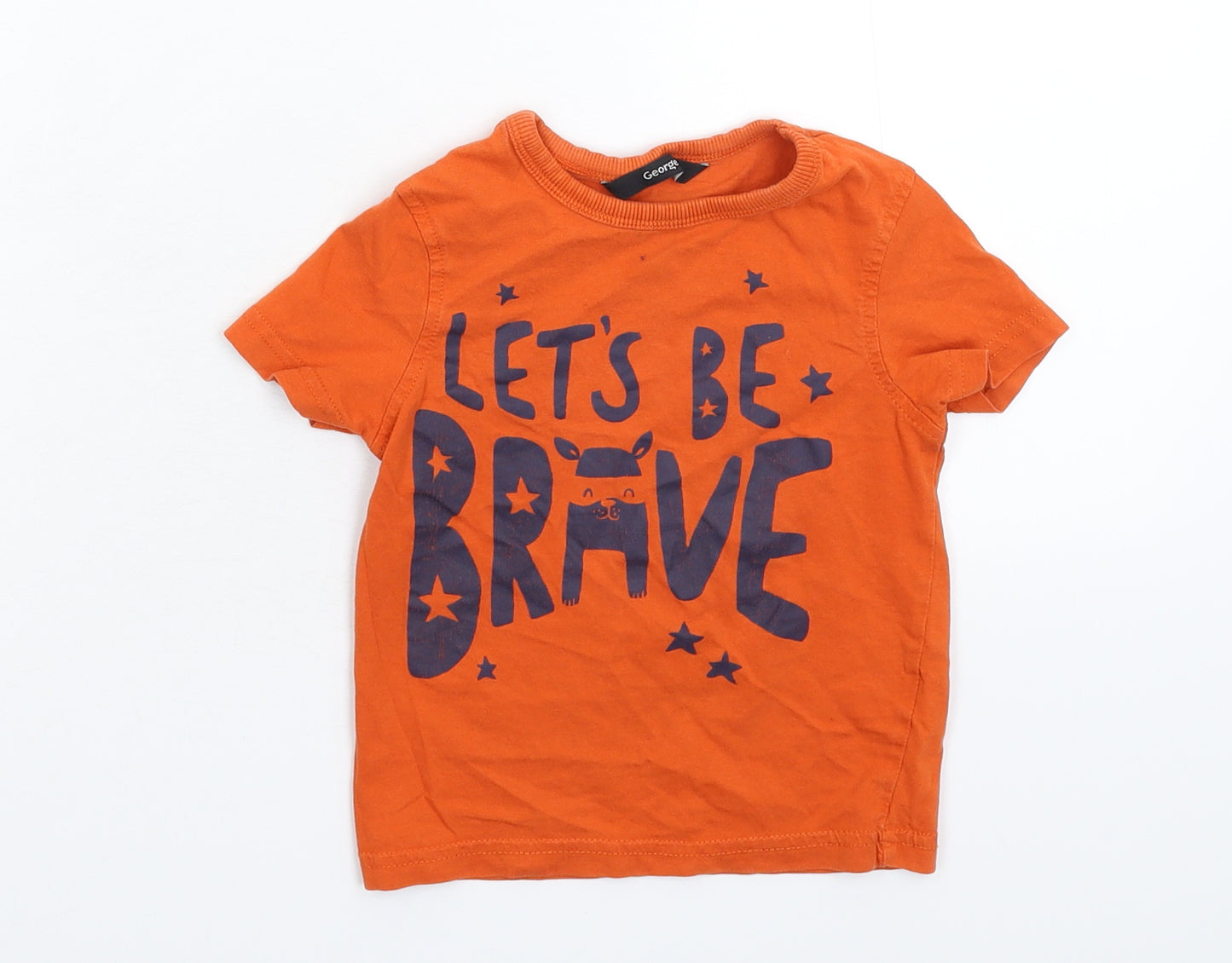 George Baby Red   Basic T-Shirt Size 18-24 Months