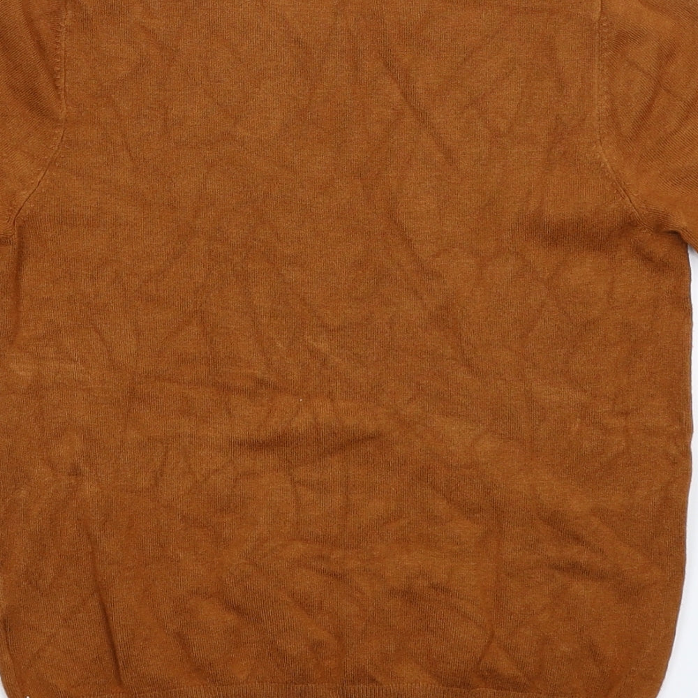 Karen Millen Womens Brown  Knit Pullover Jumper Size S