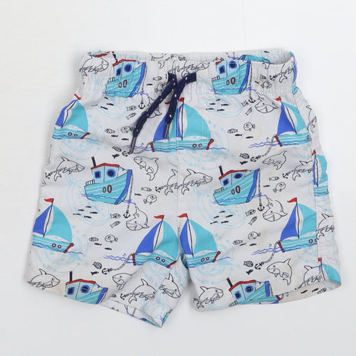 So Cute Baby White   Cropped Trousers Size 12-18 Months  - Shorts