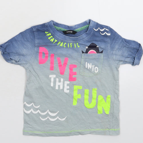 George Baby Multicoloured   Basic T-Shirt Size 18-24 Months