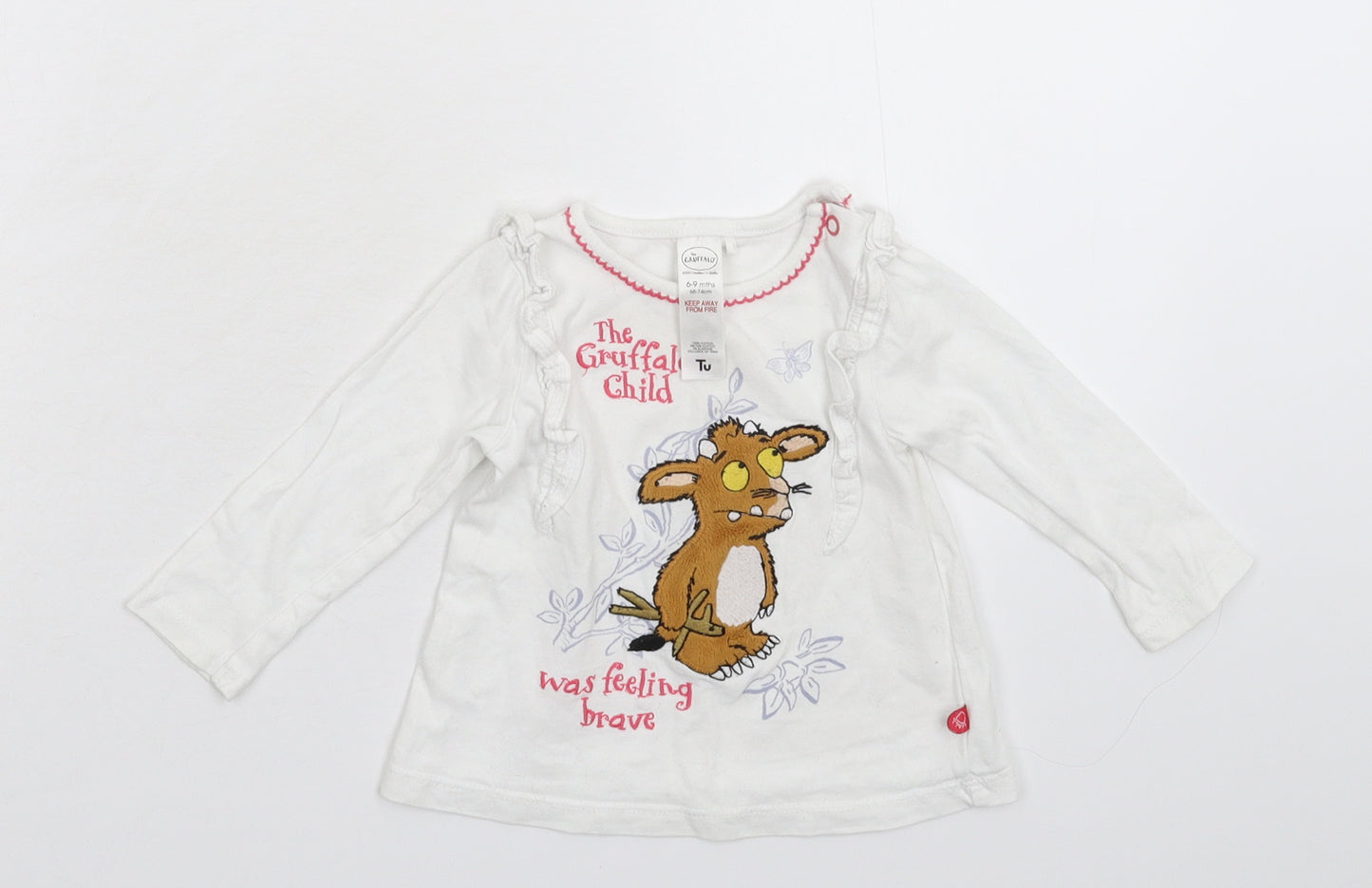 TU Baby White   Basic T-Shirt Size 6-9 Months
