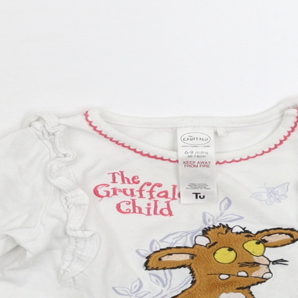 TU Baby White   Basic T-Shirt Size 6-9 Months