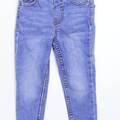 Denim & Co. Baby Blue  Denim Capri Jeans Size 18-24 Months