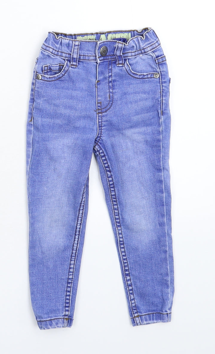 Denim & Co. Baby Blue Denim Capri Jeans Size 18-24 Months