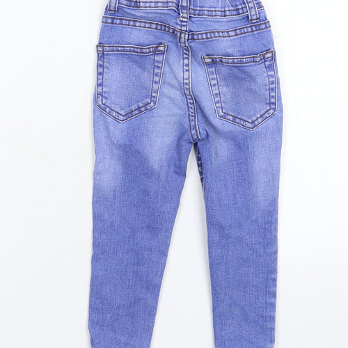 Denim & Co. Baby Blue  Denim Capri Jeans Size 18-24 Months