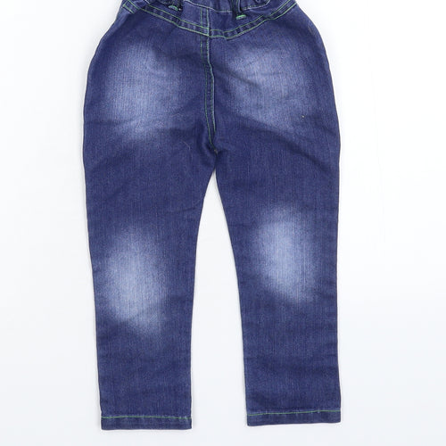 Preworn Baby Blue  Denim Capri Jeans Size 18-24 Months