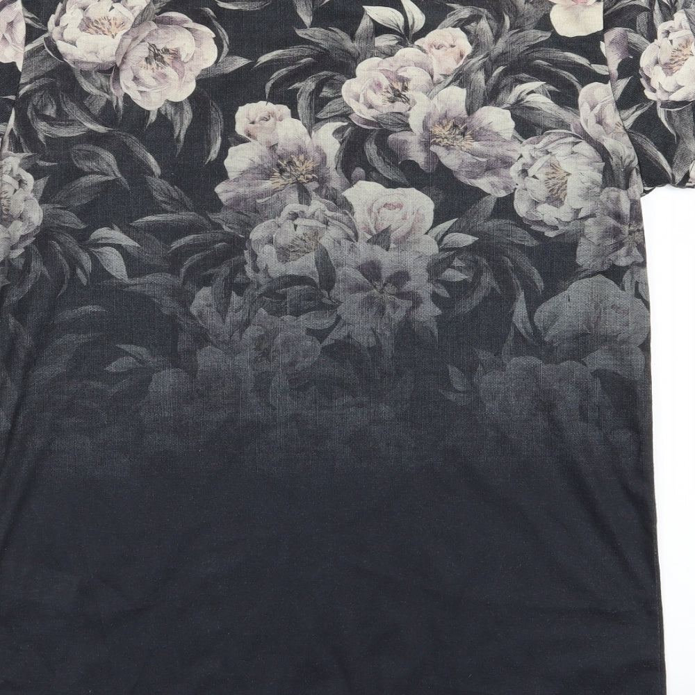 Cedar Wood State Mens Multicoloured Floral   T-Shirt Size S