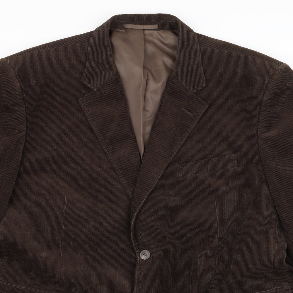 Cedar Wood State Mens Brown   Jacket Blazer Size 44