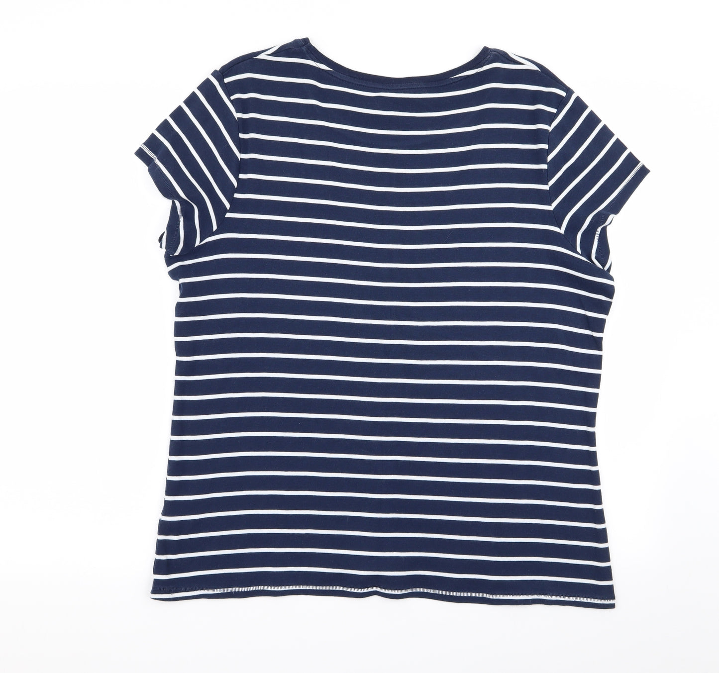 TU Womens Multicoloured Striped  Basic T-Shirt Size 22