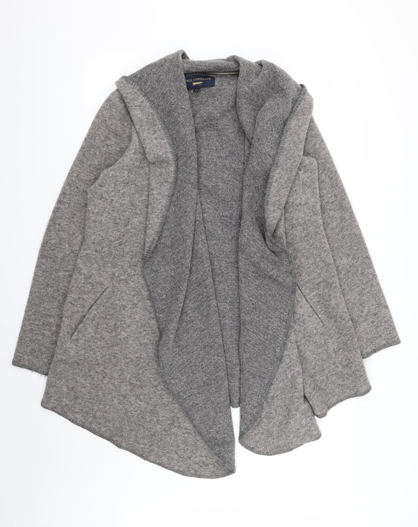 paul costello Mens Grey   Overcoat Coat Size S