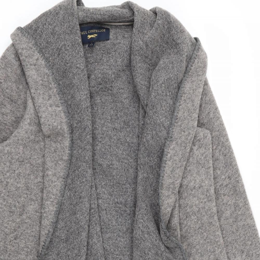 paul costello Mens Grey   Overcoat Coat Size S